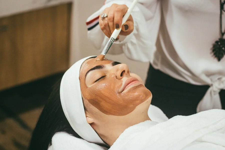 Detalle de un tratamiento facial